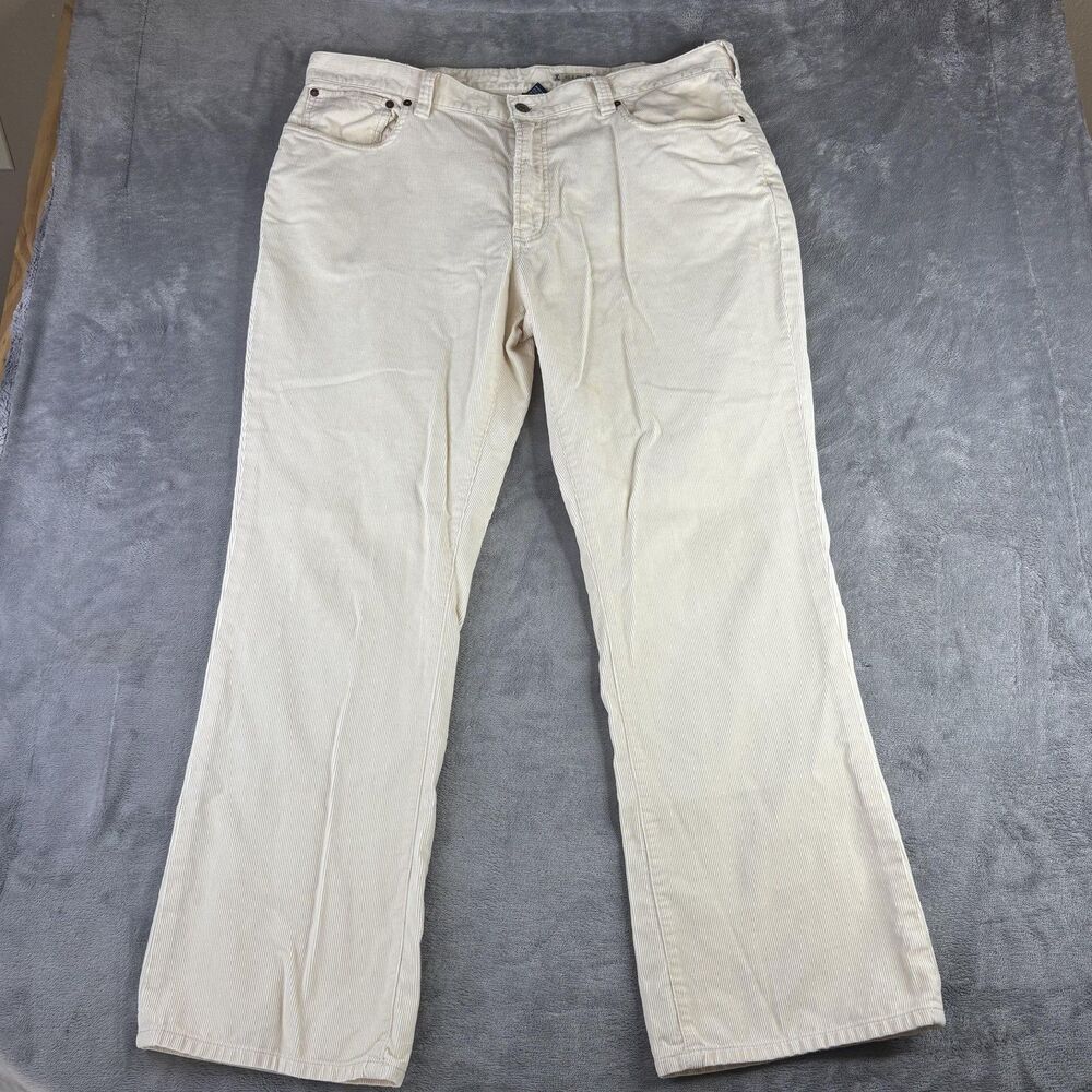 Polo‎ Ralph Lauren Pants Mens 40x30 Beige Corduroy 5 Pocket Casual Jeans
